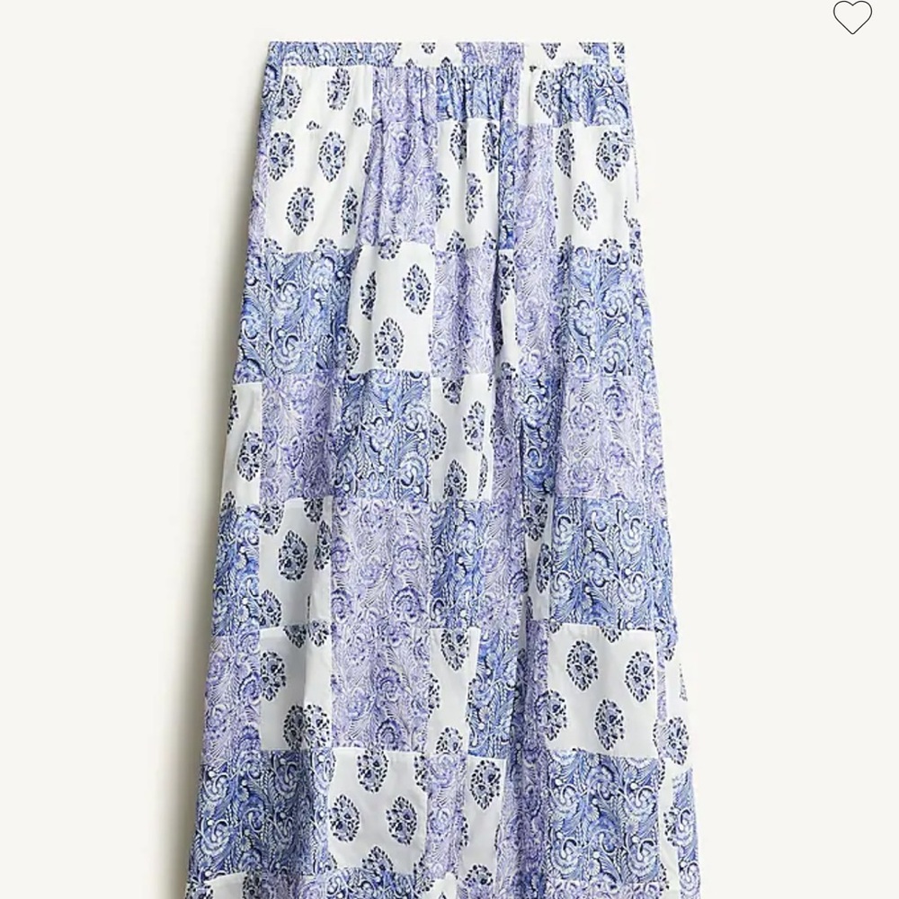 J crew patchwork skirt